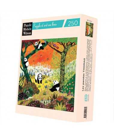 Puzzle en bois - Les pandas (250 pcs)