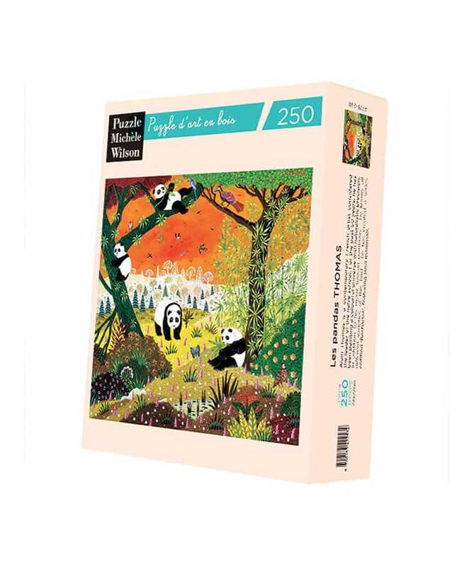 Puzzle en bois - Les pandas (250 pcs)