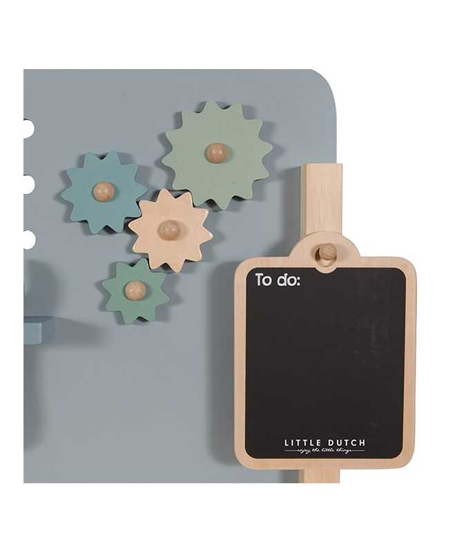 Grand établi en bois avec ceinture porte-outils Grand établi en bois avec ceinture porte-outils