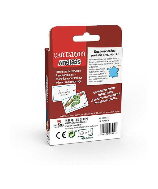 Cartatoto - Anglais Cartatoto - Anglais