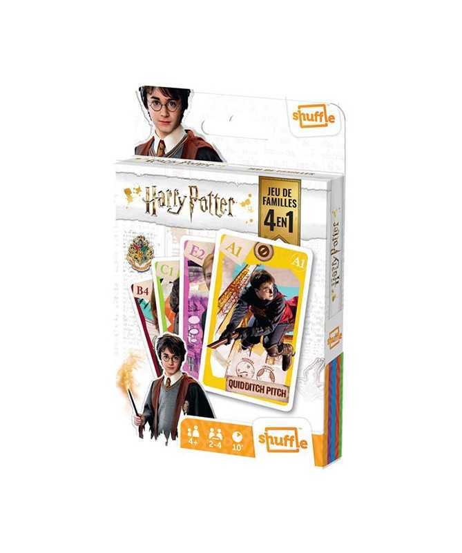 Jeu de familles 4 en 1 Harry Potter - Dès 4 ans - Baraka Jeux