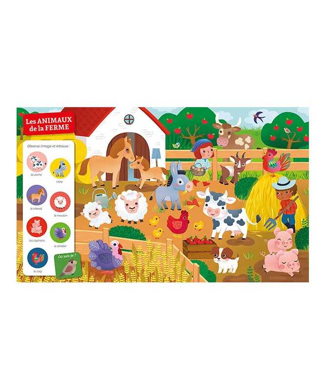 Cherche et Trouve des tout petits - Chez les animaux Cherche et Trouve des tout petits - Chez les animaux