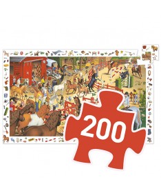 Puzzle observation - Équitation (200 pcs)