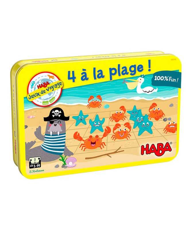 4 à la plage ! Puissance 4 de voyage