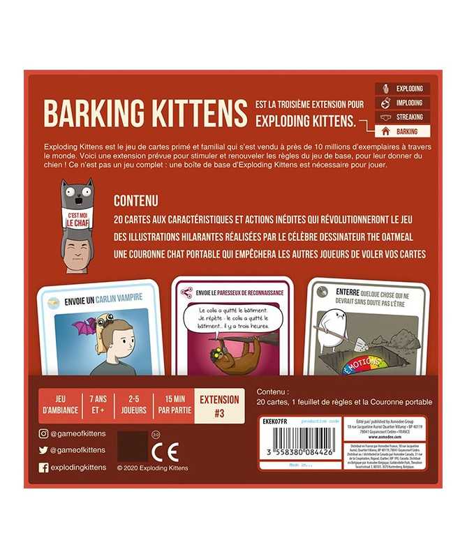 Exploding Kittens ext. Barking Kittens