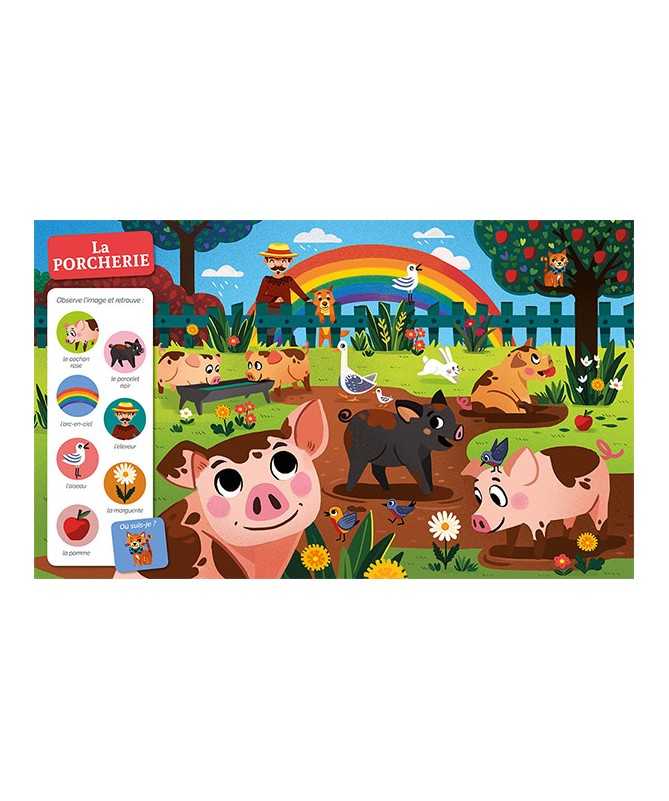 Cherche et trouve des tout petits - A la ferme Cherche et trouve des tout petits - A la ferme