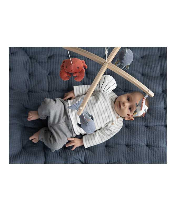 Mobile musical en bois - Ocean blue Mobile musical en bois - Ocean blue