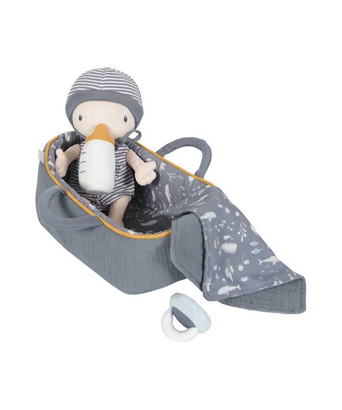 Set couffin et poupon bébé Jim Set couffin et poupon bébé Jim
