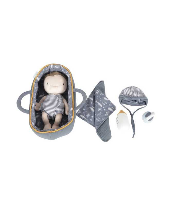 Set couffin et poupon bébé Jim Set couffin et poupon bébé Jim