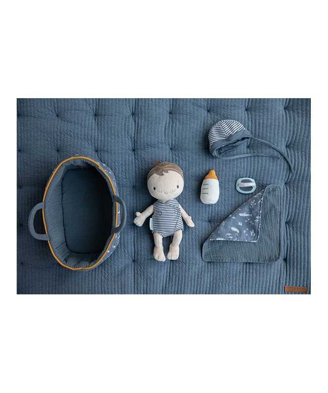 Set couffin et poupon bébé Jim Set couffin et poupon bébé Jim