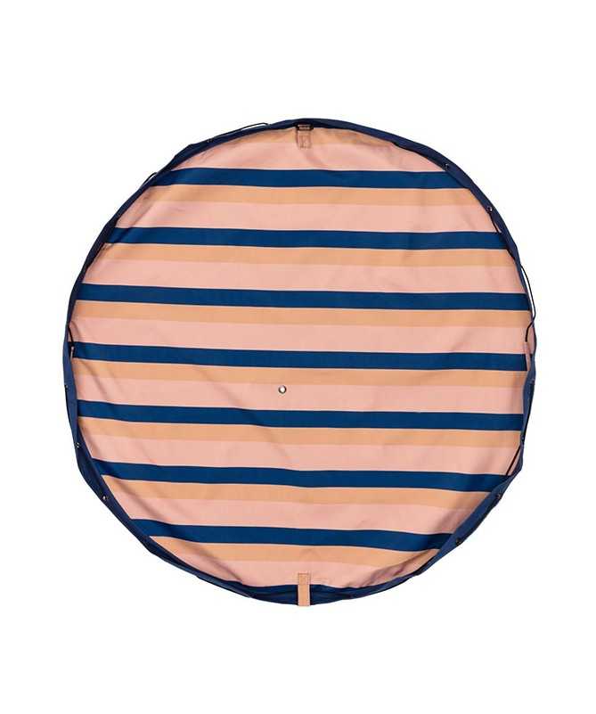 Outdoor - Tapis et sac de jeu - Rayures Mokka Outdoor - Tapis et sac de jeu - Rayures Mokka