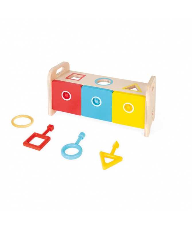 La boîte à clefs - Motricité fine La boîte à clefs - Motricité fine