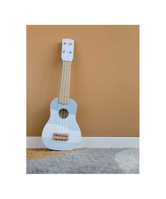 Guitare en bois - bleue Guitare en bois - bleue