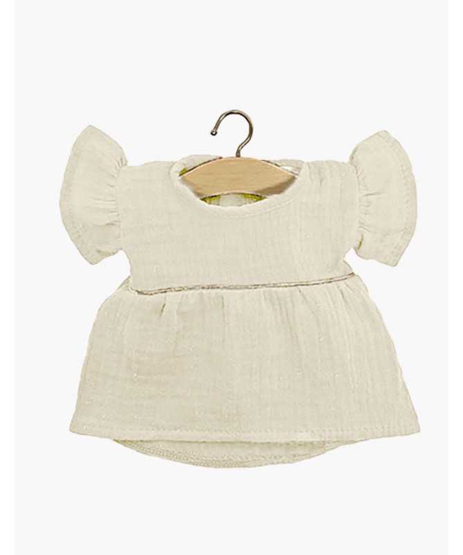 Robe Daisy en coton double gaze - Écru - Poupée Gordis Robe Daisy en coton double gaze - Écru - Poupée Gordis