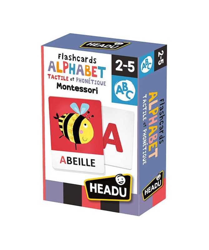 Flashcards Alphabet Tactile et Phonétique Montessori - Jeux