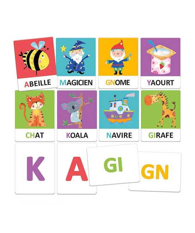 Flashcards Alphabet Tactile et Phonétique Montessori