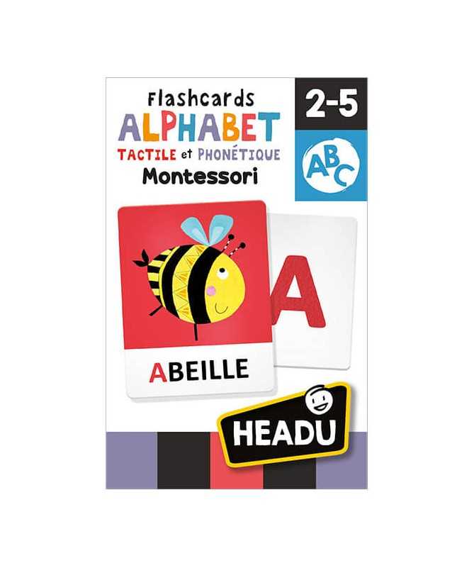 Flashcards Alphabet Tactile Montessori – 36 Cartes Relief Pour Apprendre à Lire – 3-6 Ans
