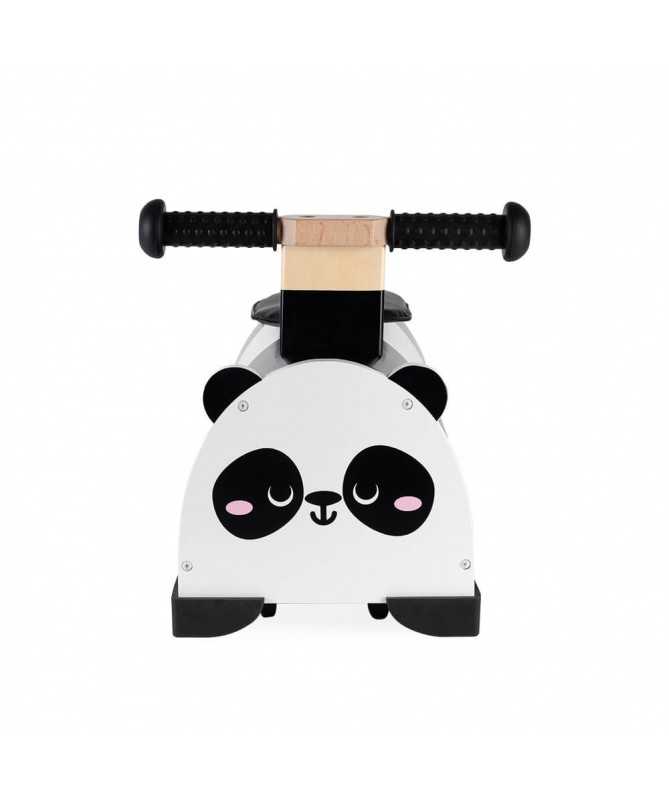 Porteur panda en bois