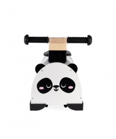 Porteur panda en bois