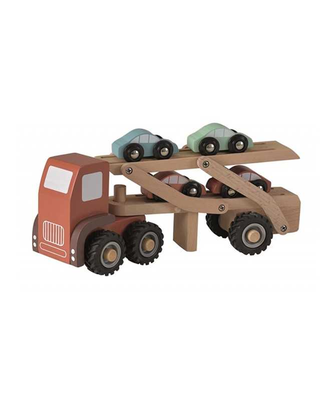 Camion en bois jouet