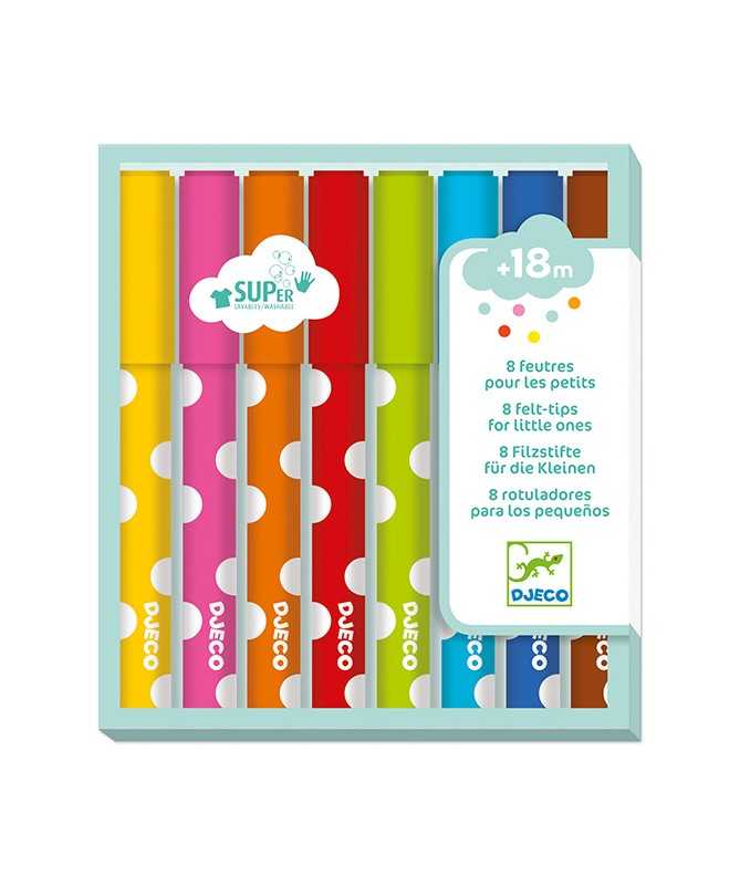 Feutres - 8 feutres pour les enfants Feutres - 8 feutres pour les enfants