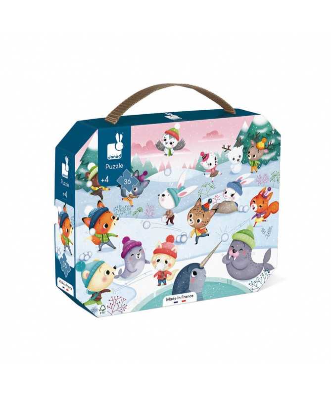 Puzzle - Bataille de boules de neige (36 pcs) Puzzle - Bataille de boules de neige (36 pcs)
