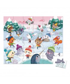 Puzzle - Bataille de boules de neige (36 pcs)