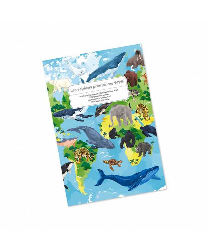 Puzzle éducatif - Espèces prioritaires WWF (350 pcs)