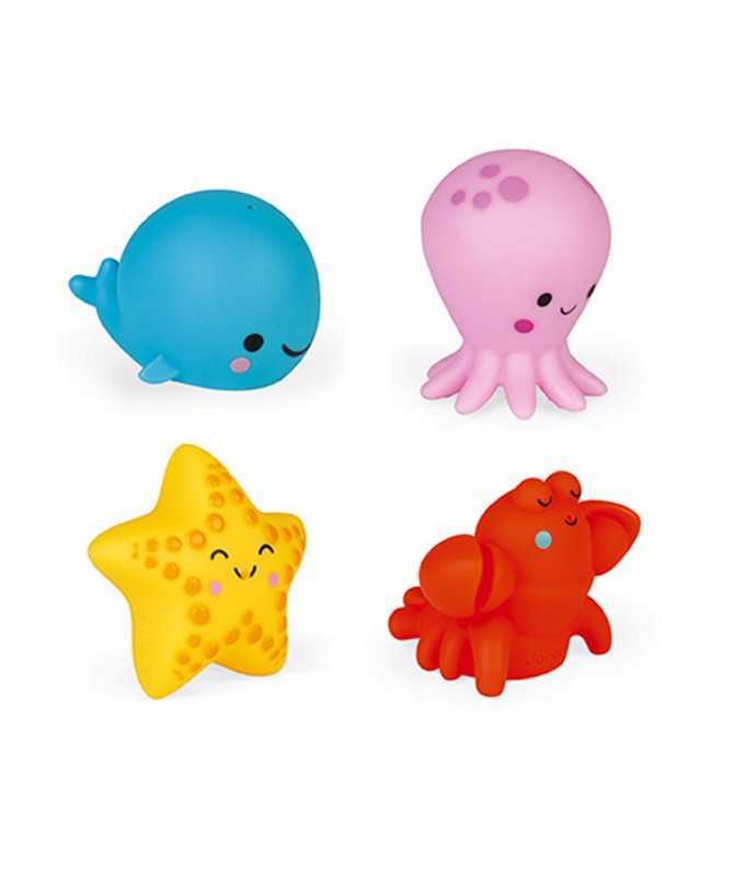 4 Gicleurs de bains - Les animaux de la mer