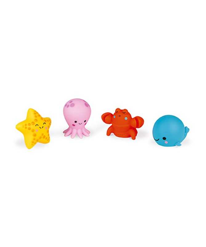 4 Gicleurs de bains - Les animaux de la mer