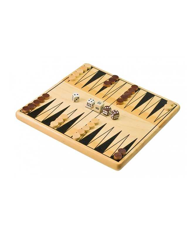 Coffret Backgammon en bois