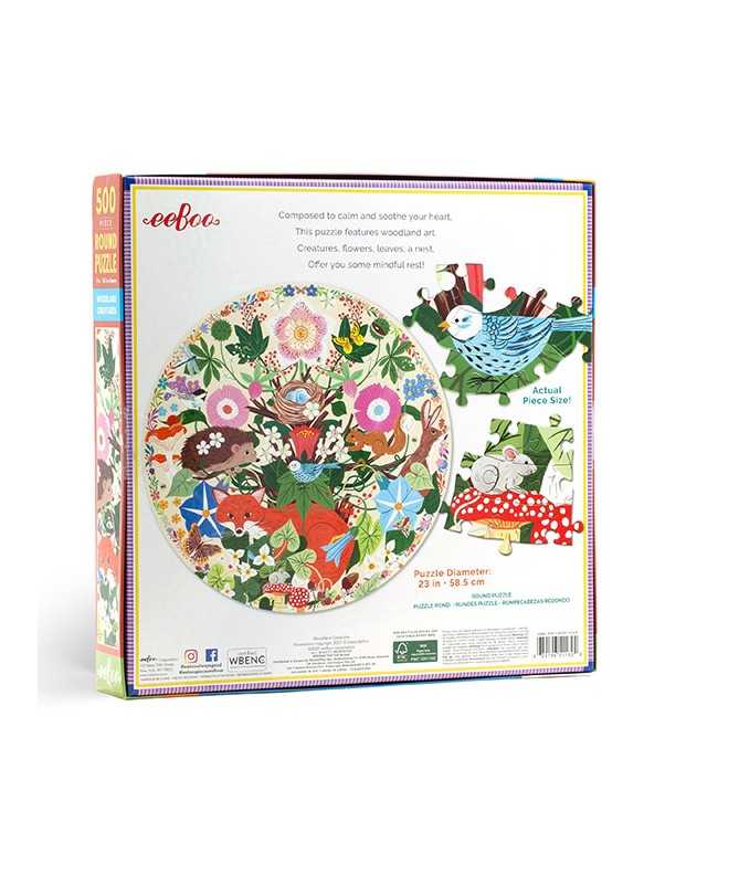 Puzzle - Woodland creatures (500 pcs) Puzzle - Woodland creatures (500 pcs)