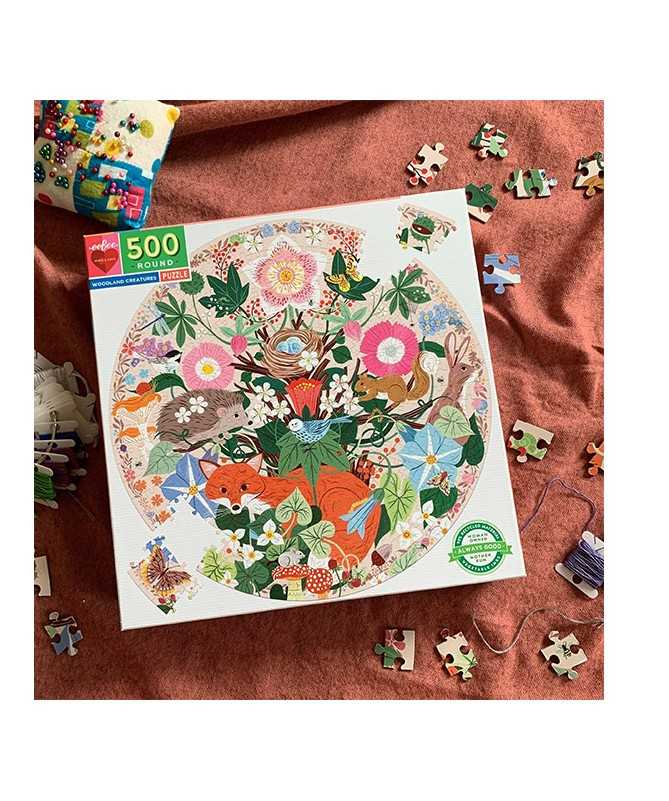 Puzzle - Woodland creatures (500 pcs) Puzzle - Woodland creatures (500 pcs)