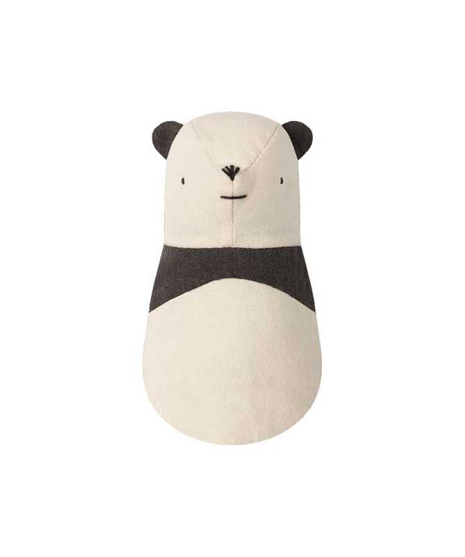 Hochet Panda en Lin - Maileg Hochet Panda en Lin - Maileg