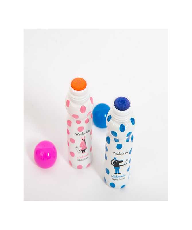Boite 8 marqueurs tampons - Les Schmouks Boite 8 marqueurs tampons - Les Schmouks