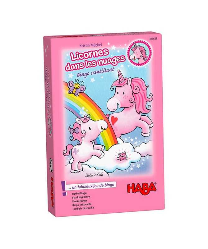 Licornes dans les nuages - Bingo scintillant Licornes dans les nuages - Bingo scintillant