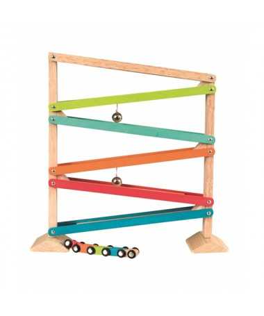 TOBOGGAN 5 COULEURS AVEC VOITURES