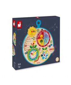 Calendrier en bois - Au fil du temps