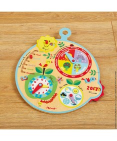 Calendrier en bois - Au fil du temps