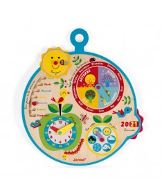 Calendrier en bois - Au fil du temps