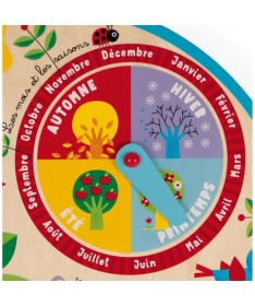 Calendrier en bois - Au fil du temps