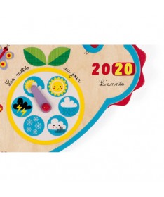 Calendrier en bois - Au fil du temps