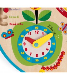 Calendrier en bois - Au fil du temps
