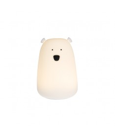 Baleine veilleuse tactile en silicone - Teo Ours blanc