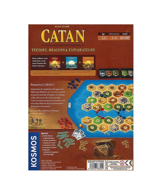 Catan ext. Trésors, Dragons & Explorateurs (Scénarios pour extensions)