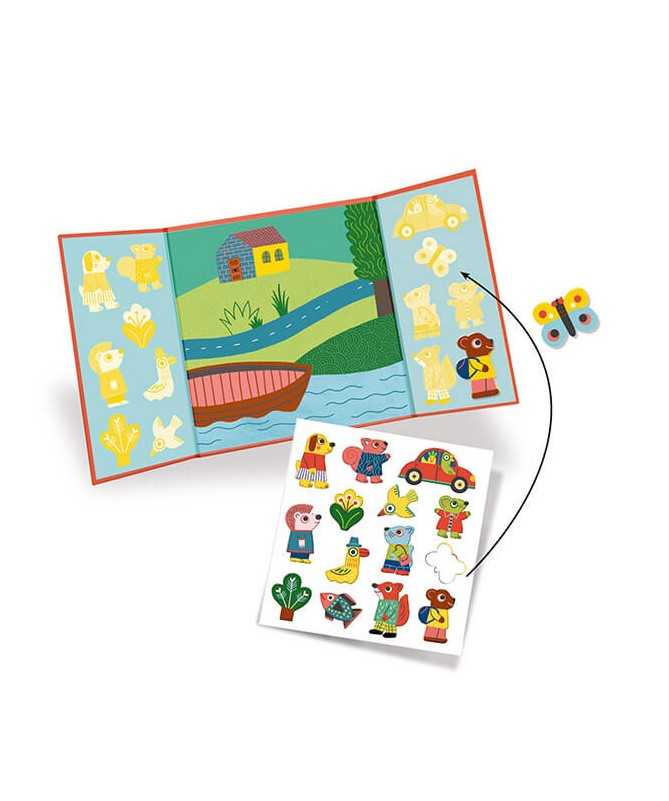Stickers repositionnables - Les animaux Stickers repositionnables - Les animaux