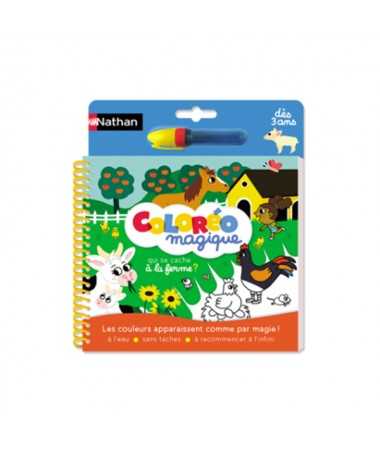 Coloréo - Ferme - Coloriage magique