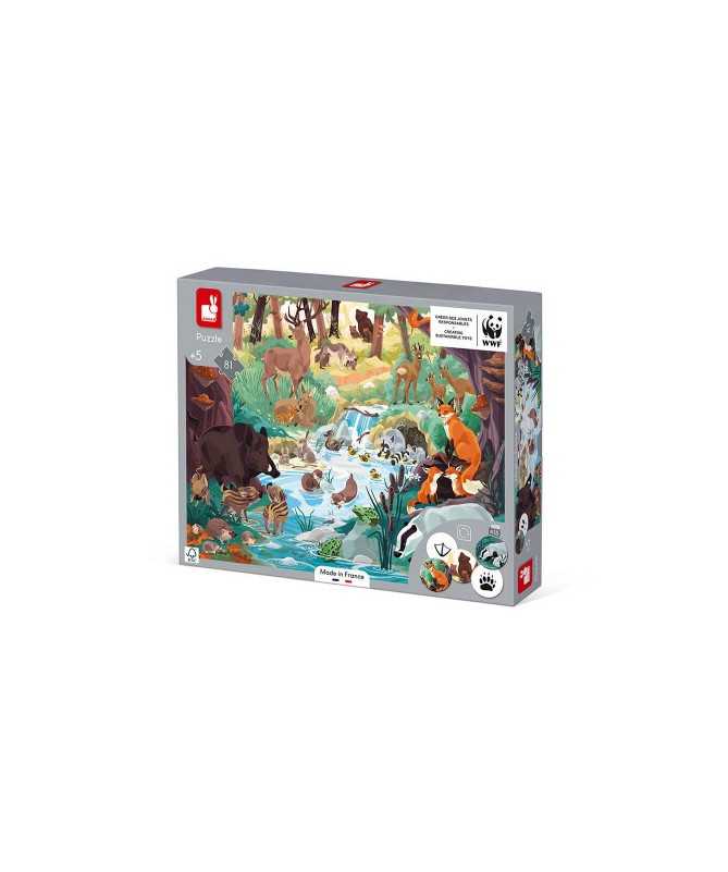 Puzzle cherche et trouve les empreintes - WWF Puzzle cherche et trouve les empreintes - WWF