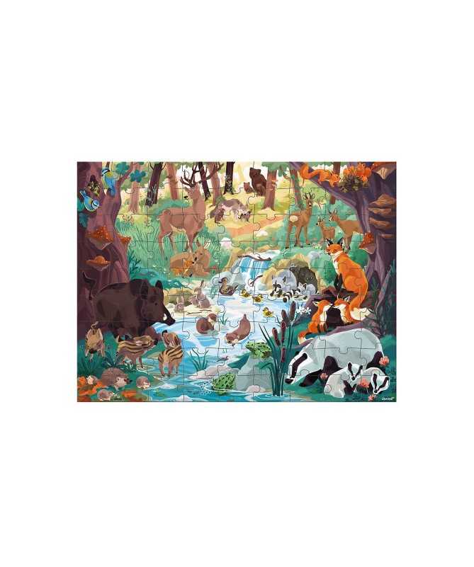 Puzzle cherche et trouve les empreintes - WWF Puzzle cherche et trouve les empreintes - WWF