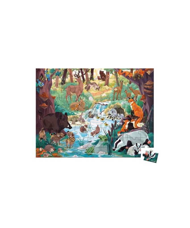 Puzzle cherche et trouve les empreintes - WWF Puzzle cherche et trouve les empreintes - WWF